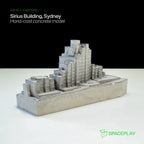 Sirius Building – Miniature Concrete Model
