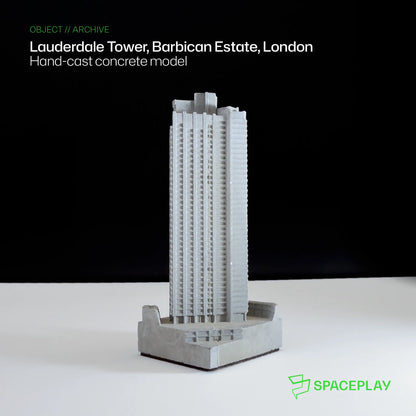 Lauderdale Tower, Barbican Estate - Miniature Concrete Model