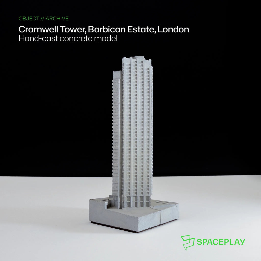 Cromwell Tower, Barbican Estate – Miniature Concrete Model