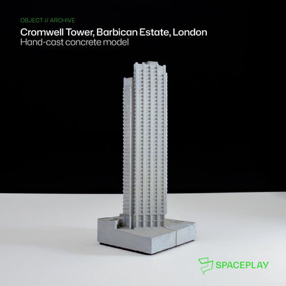 Cromwell Tower, Barbican Estate – Miniature Concrete Model