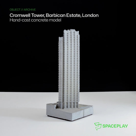 Cromwell Tower, Barbican Estate – Miniature Concrete Model