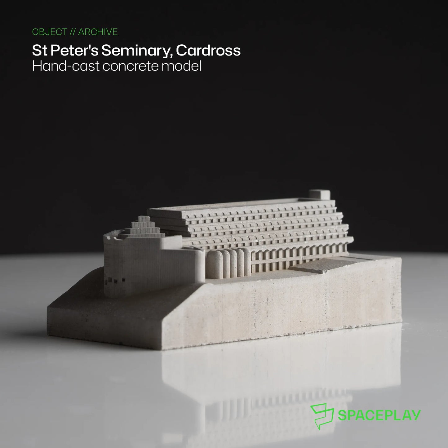 St Peter's Seminary - miniature concrete model