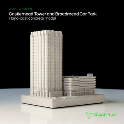 Castlemead Tower and Broadmead Car Park – Miniature Concrete Model