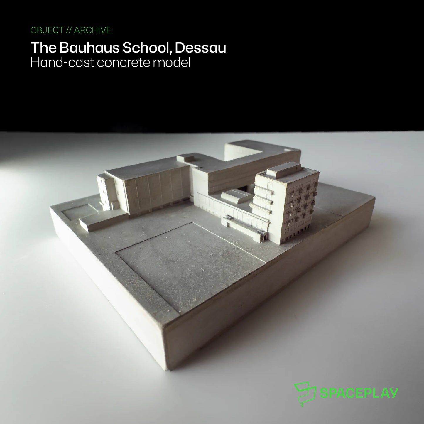 The Bauhaus School, Dessau – Miniature Concrete Model