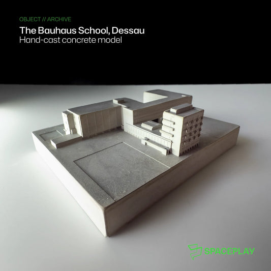 The Bauhaus School, Dessau – Miniature Concrete Model