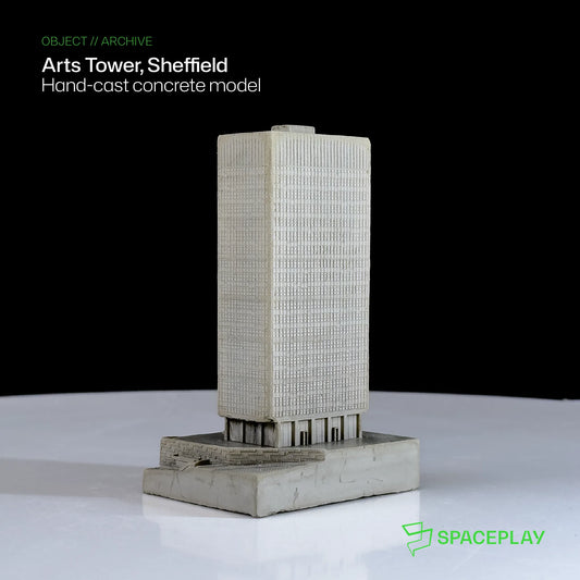 Arts Tower, Sheffield – Miniature Concrete Model