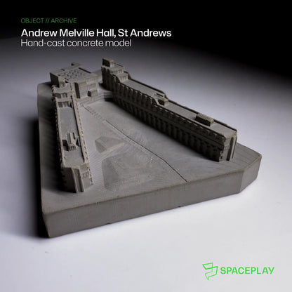 Andrew Melville Hall, St Andrews – Miniature Concrete Model