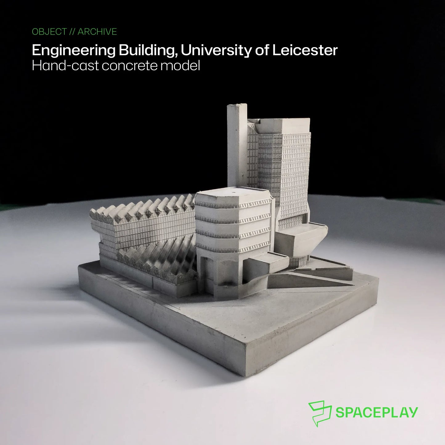 Engineering Building, University of Leicester – Miniature Concrete Model