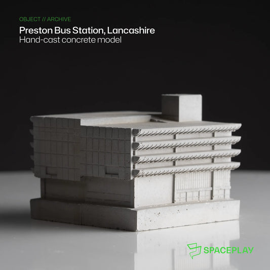 Preston Bus Station - Miniature Concrete Model