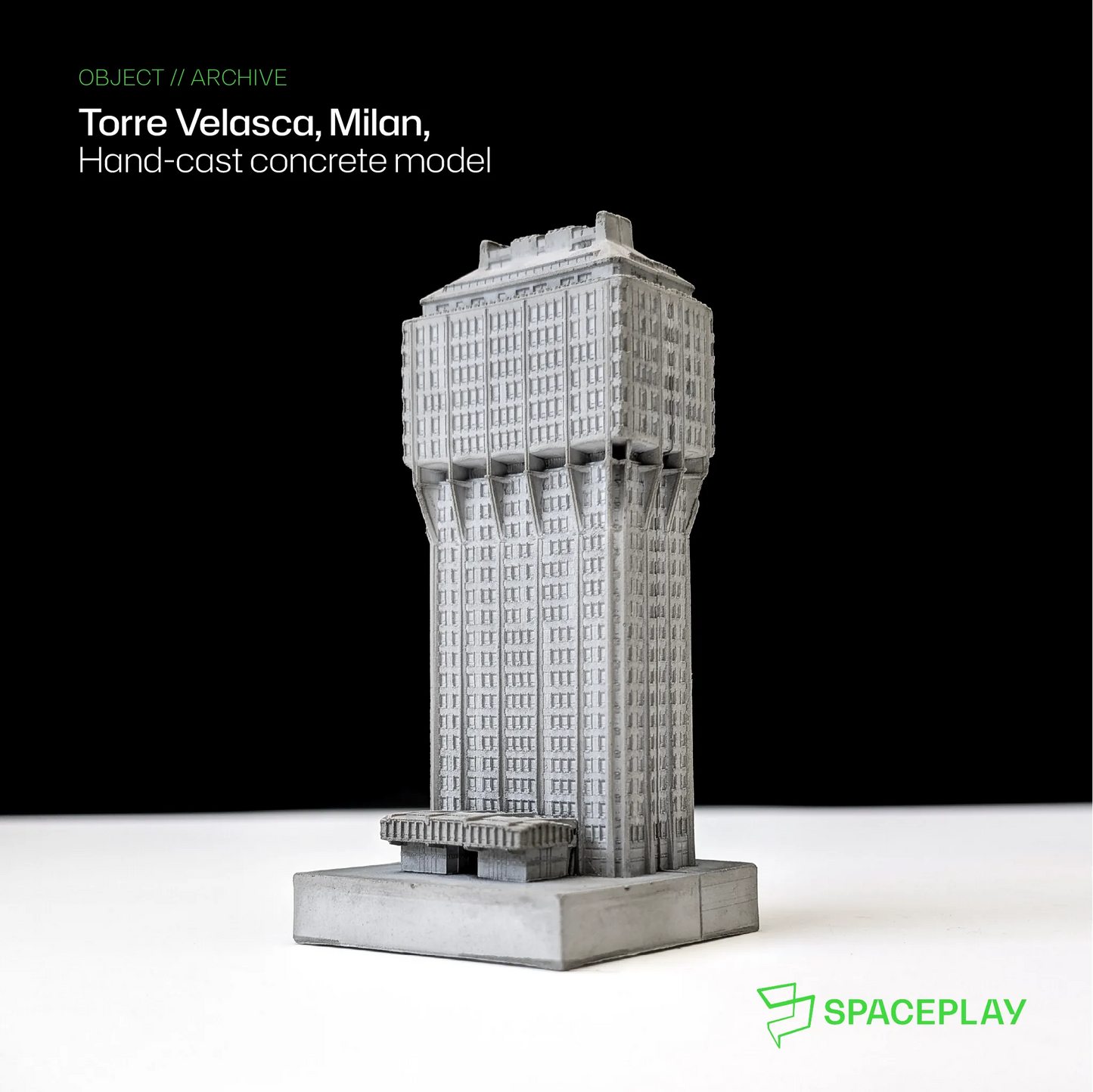 Torre Velasca, Milan – Miniature Concrete Model