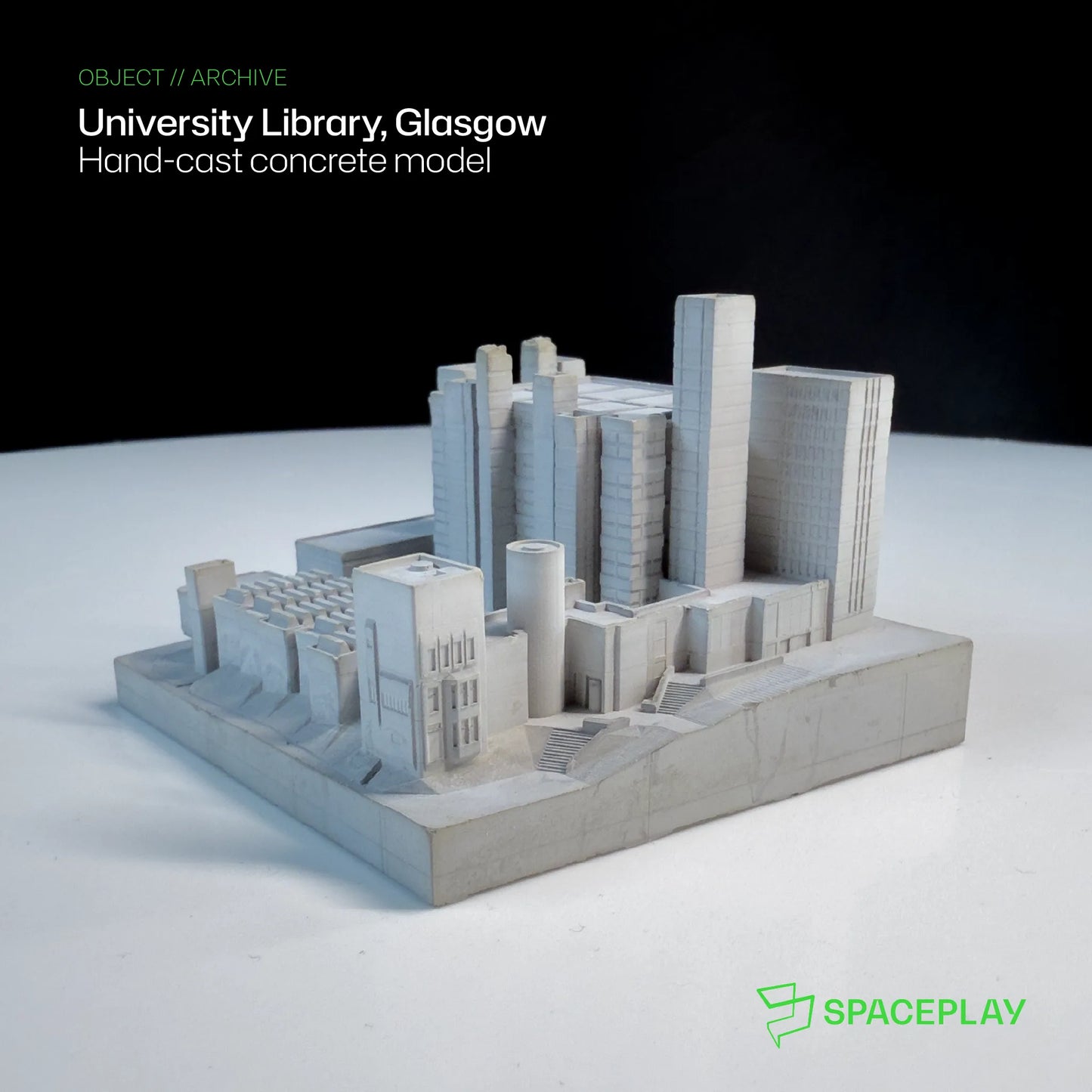 University of Glasgow Library – Miniature Concrete Model