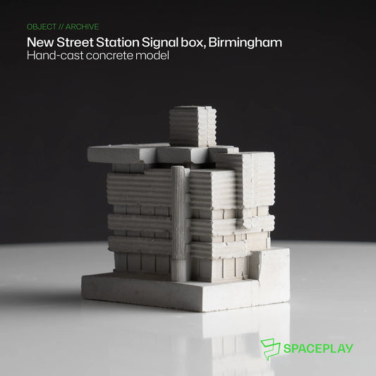 New Street Signal Box, Birmingham - Miniature Concrete Model