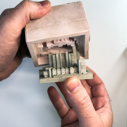 University of Glasgow Library – Miniature Concrete Model