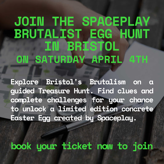 2026 Brutalist Egg Hunt Tickets - (Guided tour of Brutalism in Bristol, UK, unlocking clues for your chance to win the new Brutalist Easter Egg)