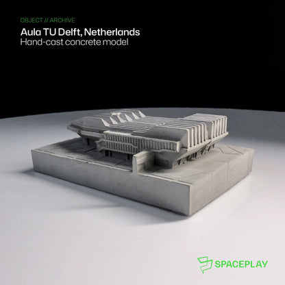 Aula TU Delft, Netherlands – Miniature Concrete Model