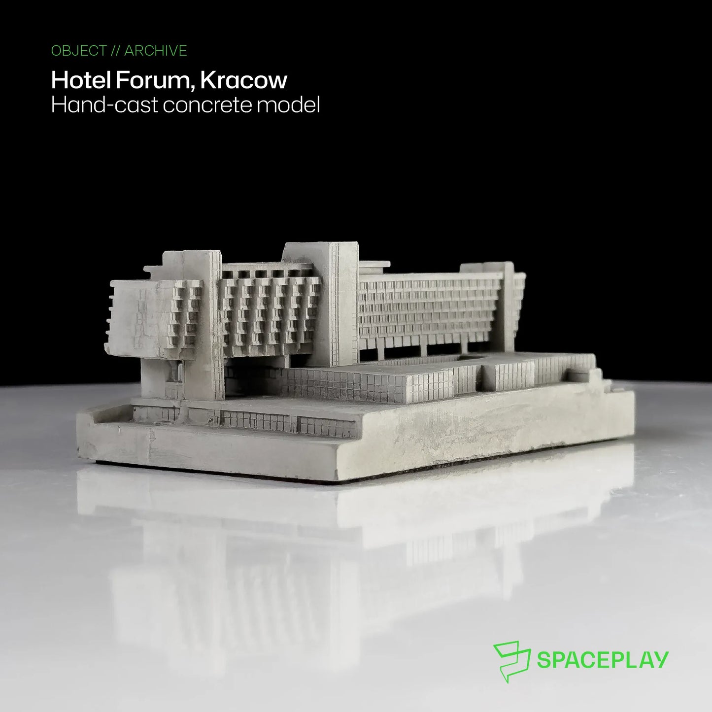 Hotel Forum, Kracow – Miniature Concrete Model