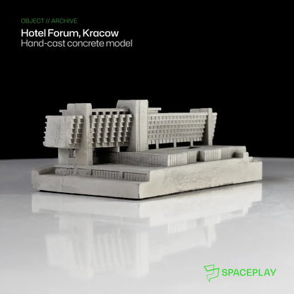 Hotel Forum, Kracow – Miniature Concrete Model