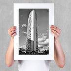 PRINT: Alpha Tower - Side View