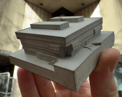 University of Bristol Arts and Social Sciences Library – Miniature Concrete Model