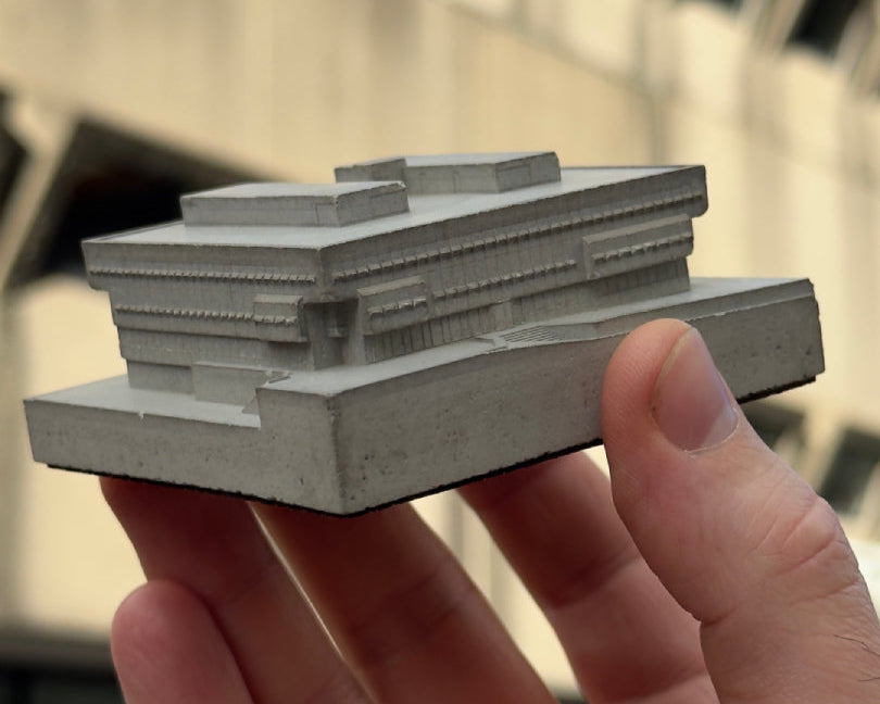 University of Bristol Arts and Social Sciences Library – Miniature Concrete Model