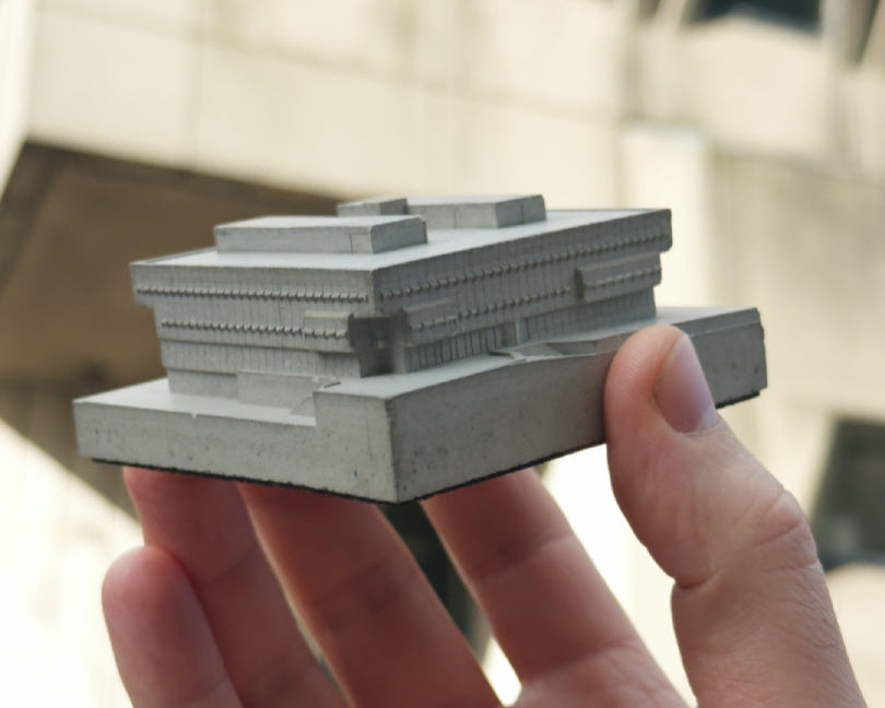 University of Bristol Arts and Social Sciences Library – Miniature Concrete Model