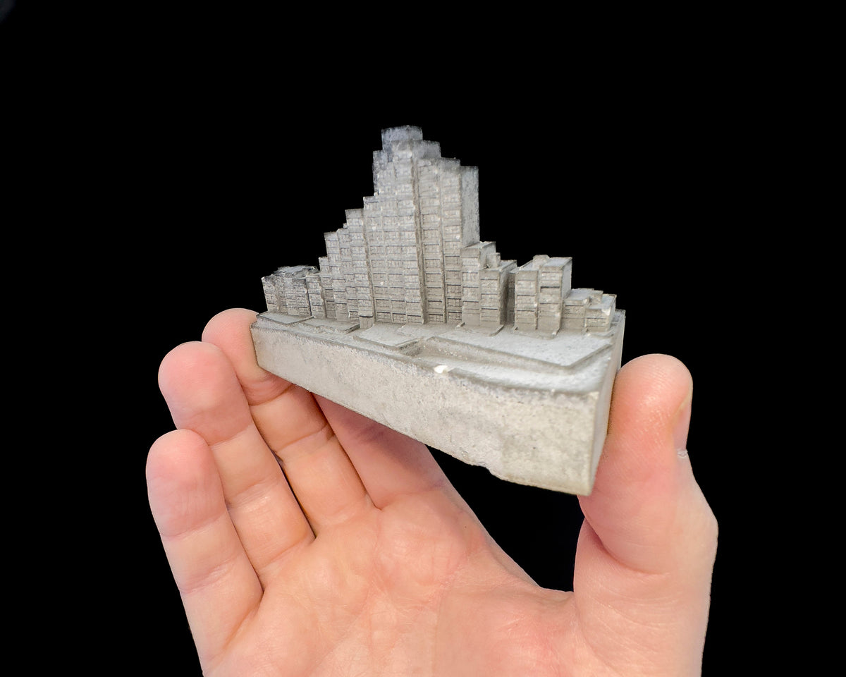 Sirius Building – Miniature Concrete Model