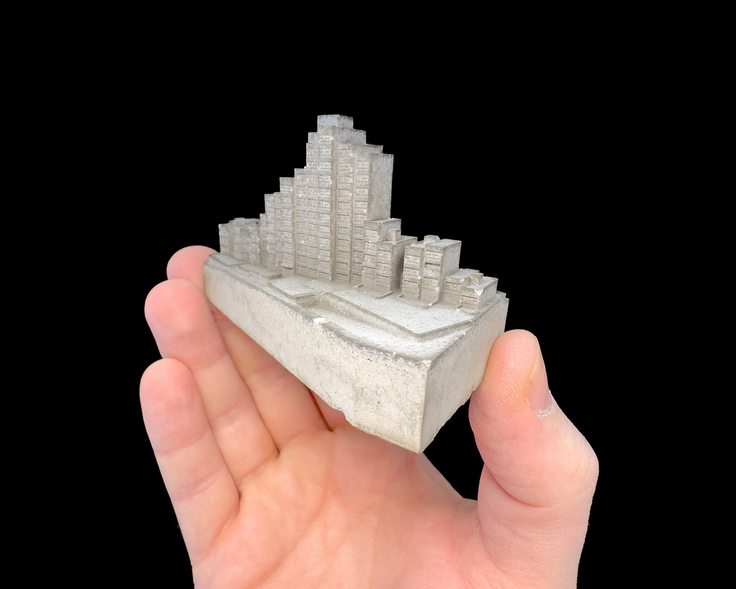 Sirius Building – Miniature Concrete Model