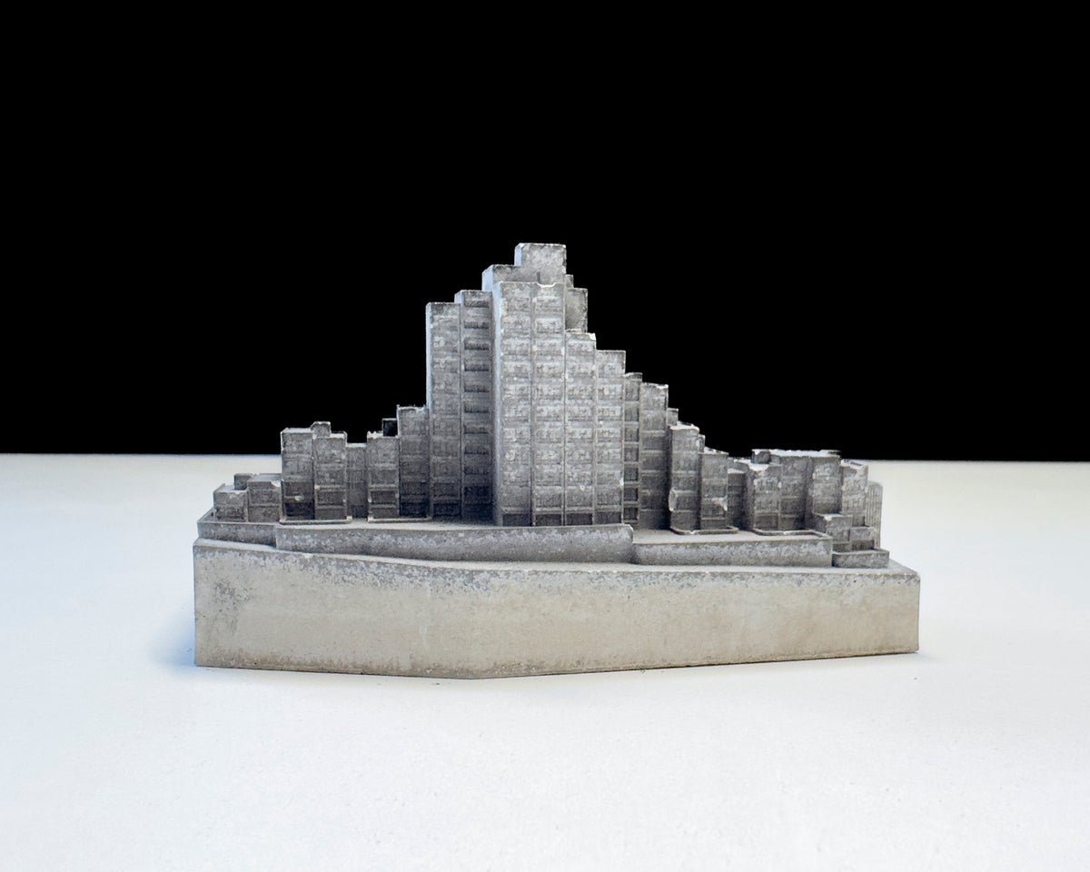 Sirius Building – Miniature Concrete Model