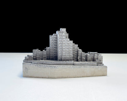 Sirius Building – Miniature Concrete Model