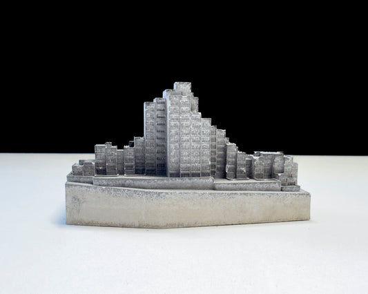 Sirius Building – Miniature Concrete Model