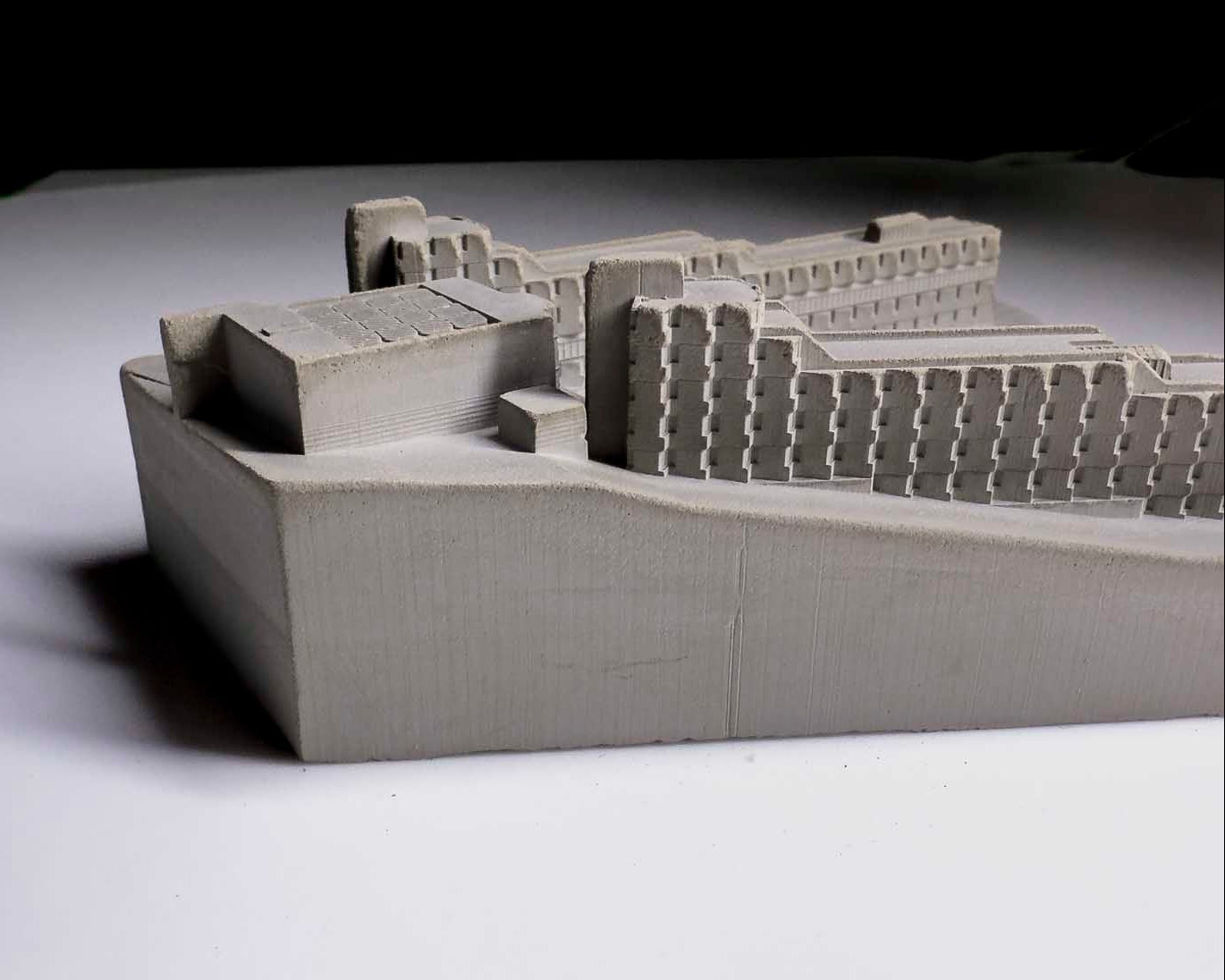 Andrew Melville Hall, St Andrews – Miniature Concrete Model