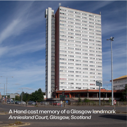 Anniesland Court, Glasgow – Miniature Concrete Model