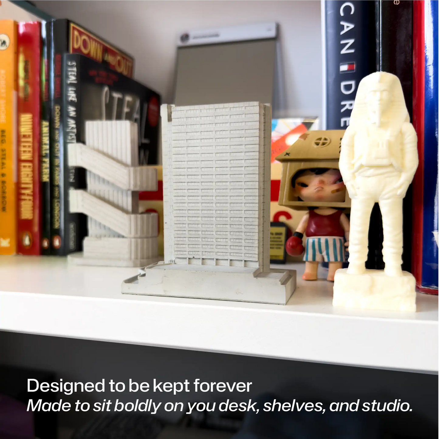 Anniesland Court, Glasgow – Miniature Concrete Model