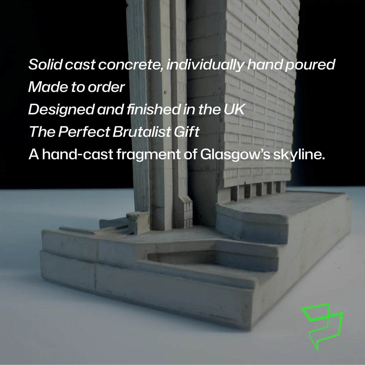 Anniesland Court, Glasgow – Miniature Concrete Model