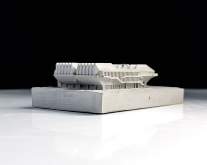 Aula TU Delft, Netherlands – Miniature Concrete Model