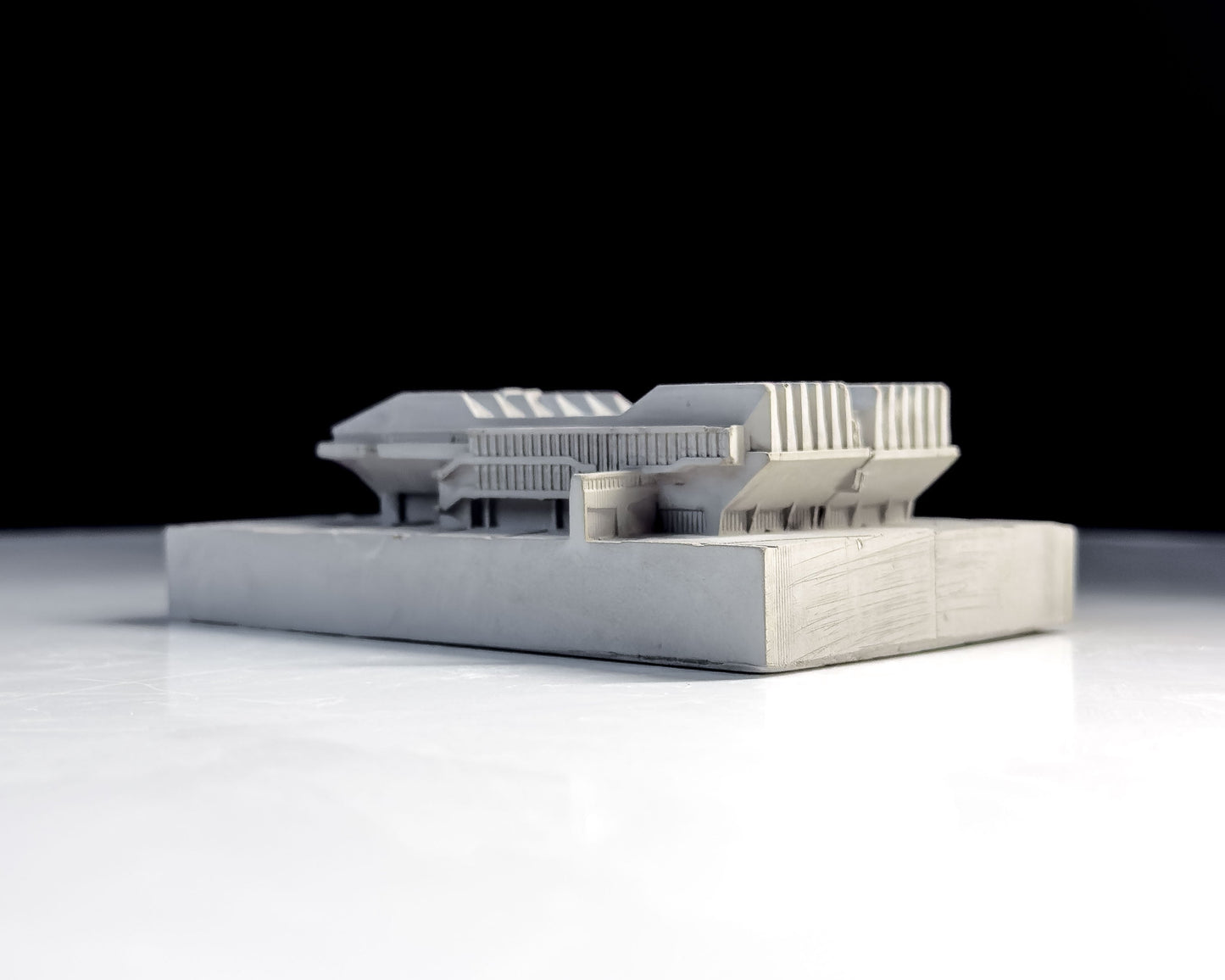 Aula TU Delft, Netherlands – Miniature Concrete Model