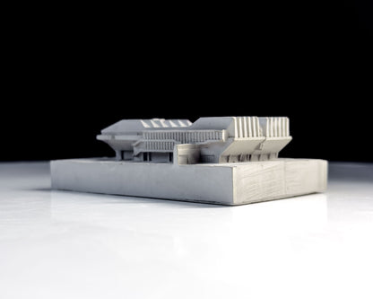 Aula TU Delft, Netherlands – Miniature Concrete Model