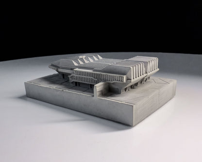 Aula TU Delft, Netherlands – Miniature Concrete Model
