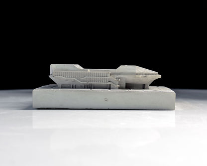 Aula TU Delft, Netherlands – Miniature Concrete Model