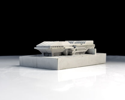 Aula TU Delft, Netherlands – Miniature Concrete Model