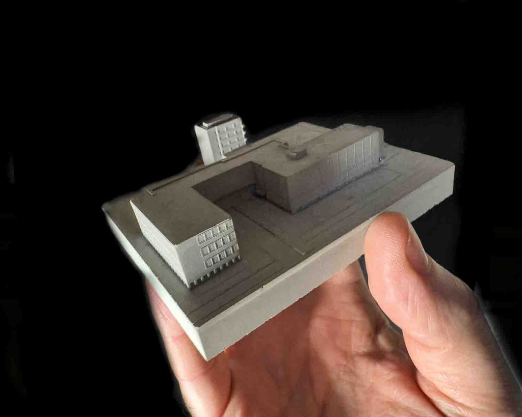 The Bauhaus School, Dessau – Miniature Concrete Model