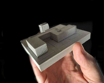 The Bauhaus School, Dessau – Miniature Concrete Model