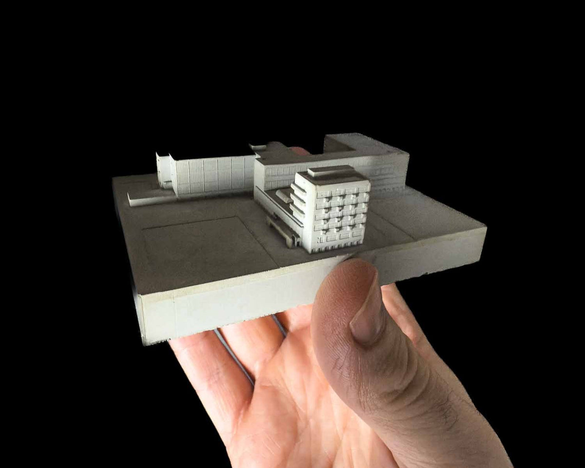The Bauhaus School, Dessau – Miniature Concrete Model