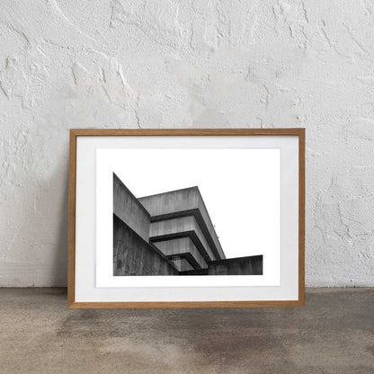 PRINT: Birmingham Central Library - Ziggurat Corner
