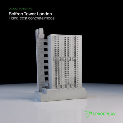 Balfron Tower, Poplar – Miniature Concrete Model