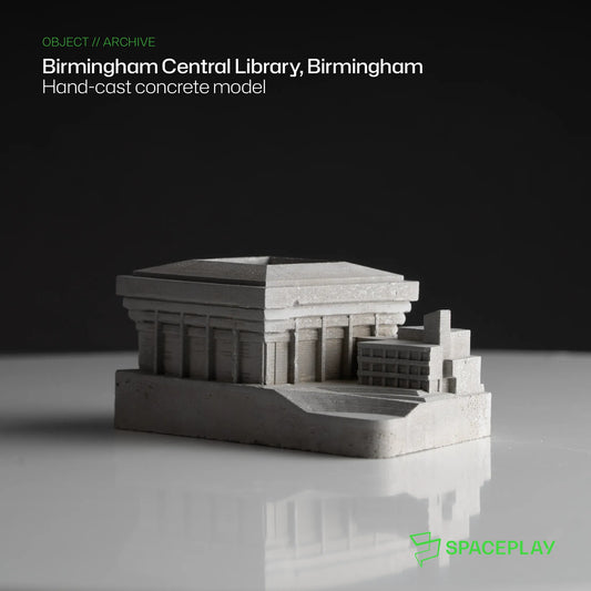 Birmingham Central Library - Miniature Concrete Model
