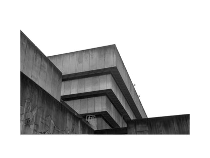 PRINT: Birmingham Central Library - Ziggurat Corner