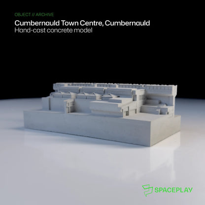 Cumbernauld Town Centre - Miniature Concrete Model