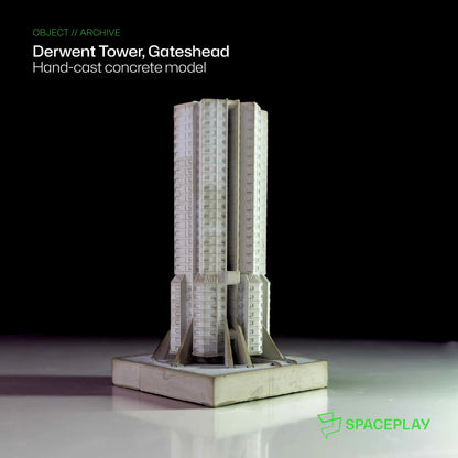 Derwent Tower, Dunston – Miniature Concrete Model