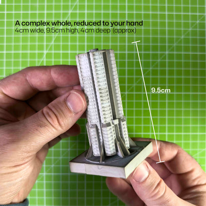 Derwent Tower, Dunston – Miniature Concrete Model